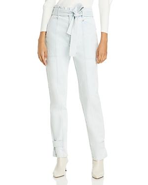 A.l.c. Luke Tie Waist Jeans In Bleached Blue