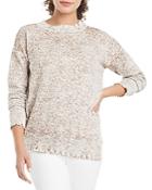 Nic+zoe Bespeckle Crewneck Sweater