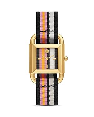 Tory Burch Phipps Multicolored Stripe Dial Watch, 29mm