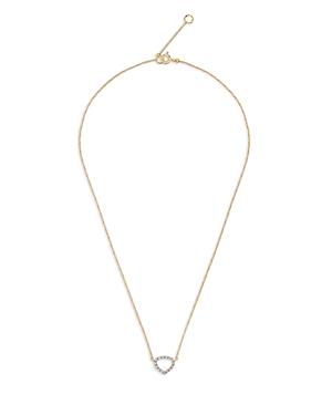 Marina B 18k Gold Trina Diamond Triangle Ring Pendant Necklace, 16