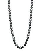 Bloomingdale's Tahitian Black Pearl Strand Necklace In 14k Yellow Gold, 18 - 100% Exclusive