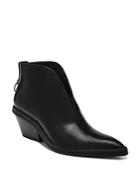 Via Spiga Women's Fianna Pointed Toe Leather Ankle Booties