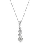 Bloomingdale's Diamond Bezel Drop Pendant Necklace In 14k White Gold, 0.40 Ct. T.w. - 100% Exclusive