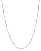 Dodo Sterling Silver Everyday Chain Ball Chain Necklace, 19.6