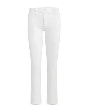Hudson Nico Mid Rise Straight Jeans In White