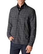 Eton Slim Fit Grid Pattern Shirt Jacket