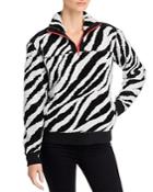 Rag & Bone Zebra Print Fleece Sweatshirt