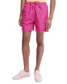 Scotch & Soda Mid Length Palm Tree Printed Swim Shorts