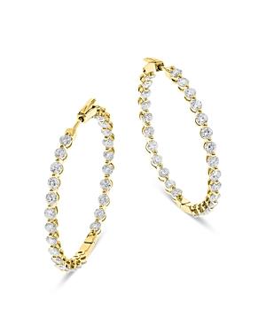 Bloomingdale's Diamond Inside-out Hoop Earrings In 14k Yellow Gold, 4.25 Ct. T.w. - 100% Exclusive