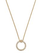Roberto Coin 18k Yellow Gold Princess Tiny Treasures Extra Small Diamond Circle Pendant Necklace, 16