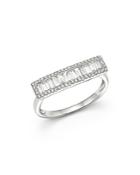Bloomingdale's Diamond Round & Baguette Ring In 14k White Gold, .60 Ct. T.w - 100% Exclusive