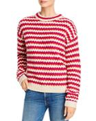 Rebecca Minkoff Katherine Waved-stripe Sweater