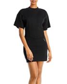 Alexanderwang.t Sculpted Short Sleeve Dress