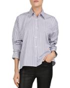 The Kooples Dandy Oversized Striped Button-down Shirt