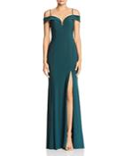 Avery G Cold-shoulder Gown