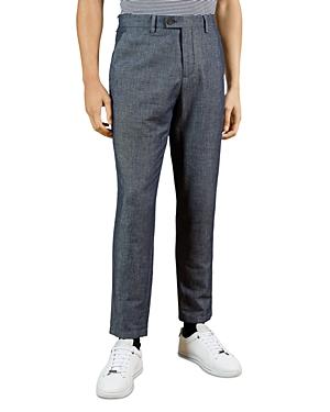 Ted Baker Regular Fit Denim Look Smart Trousers