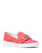 Michael Kors Collection Henna Embellished Slip On Sneakers