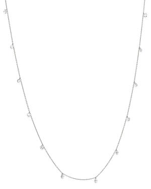 Aerodiamonds 18k White Gold Orbit Diamond Dangle Necklace, 30