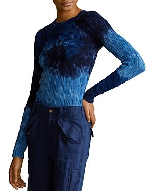 Polo Ralph Lauren Tie-dye Cable Sweater