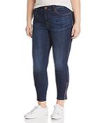 Seven7 Jeans Plus Ankle Zip Skinny Jeans In Avalon