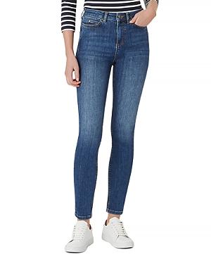Hobbs London Gia Sculpting Skinny Jeans In Mid Wash
