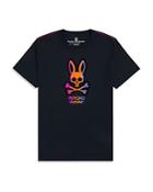 Psycho Bunny Dylan Pima Cotton Gradient Logo Graphic Tee
