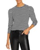 Derek Lam 10 Crosby Jaded Puff Shoulder Long Sleeve Tee