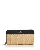 Kate Spade New York Cameron Street Lacey Straw Wallet