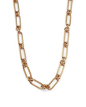 Roberto Coin 18k Yellow Gold Oro Classic Large Link Collar Necklace, 18
