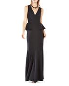 Bcbgmaxazria Peplum Gown