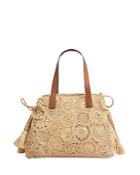 Gerard Darel Panier Rafia Shoulder Bag