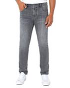 Liverpool Los Angeles Regent Relaxed Straight Gray Jeans