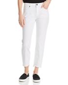 Parker Smith Cropped Straight-leg Jeans In Blanc