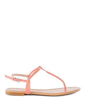 Karen Millen T Strap Flat Sandals