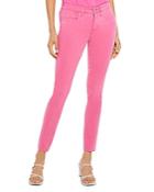 Nydj Alina Ankle Denim Leggings In Pink Peony