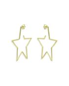 Aqua Star Drop Earrings In 18k Gold-plated Sterling Silver - 100% Exclusive