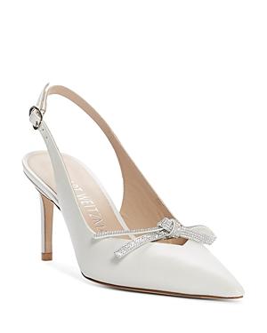 Stuart Weitzman Women's Pointed Toe Slingback Pumps