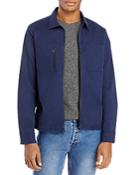 Michael Kors Cotton Stretch Slim Fit Full Zip Shirt Jacket
