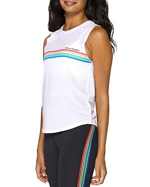 Spiritual Gangster Rainbow Stripe Tank