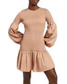 A.l.c. Kora Cotton Smocked Dress