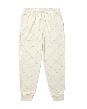 Lacoste Unisex Cotton Argyle Monogram Fleece Jogger Pants
