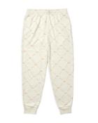 Lacoste Unisex Cotton Argyle Monogram Fleece Jogger Pants