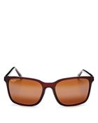 Maui Jim Wild Coast Polarized Mirrored Square Sunglasses, 59mm