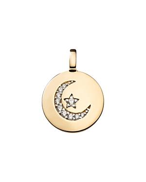 Charmbar Reversible Crescent Moon Charm In Sterling Silver Or 14k Gold-plated Sterling Silver