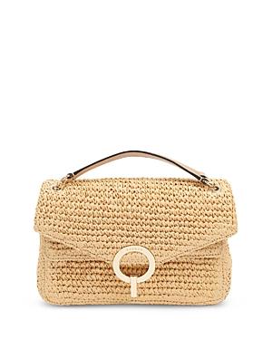 Sandro Yza Straw Handbag