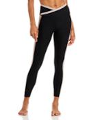 Beyond Yoga Space Dye Color Block High Waist Ankle Leggings