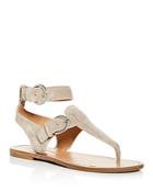 Sigerson Morrison Women's Caitlyn Ankle-strap Thong Sandals