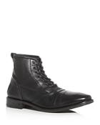 John Varvatos Collection Men's Fleetwood Lace-up Leather Boots