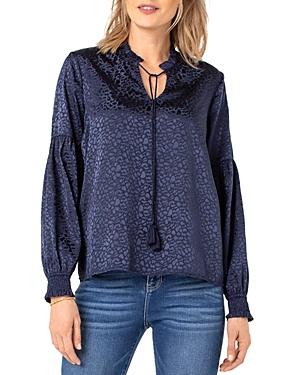Liverpool Los Angeles Tie Front Blouse