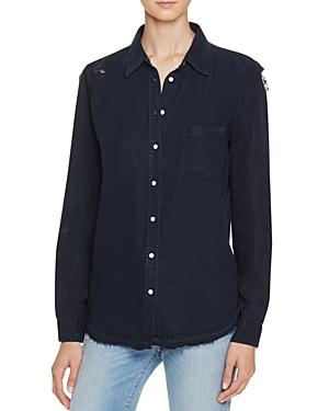 Dl1961 Mercer & Spring Distressed Button-down Shirt - The Blue Shirt Shop